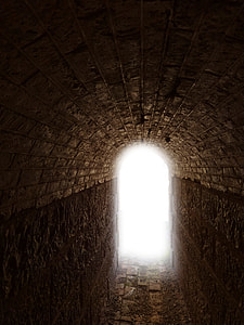 architectural photography of brown passage thumbnail