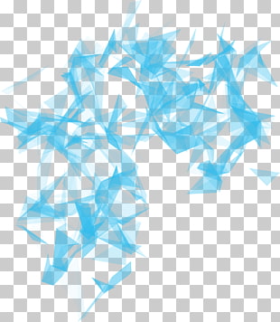 Blue Technology High tech Euclidean , Sky blue technology pattern, blue abstract painting PNG clipart