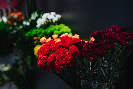 Collection of colourful flower bouquets thumbnail