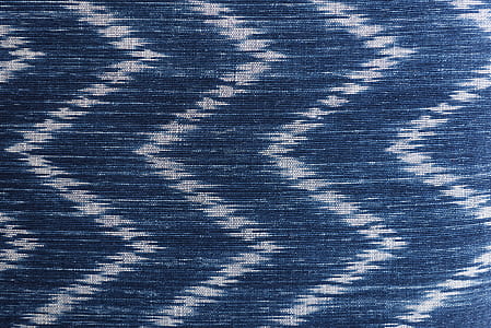 white and blue chevron textile thumbnail