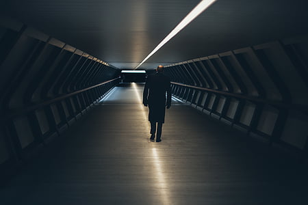 man standing at hallway thumbnail