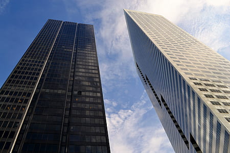 worm's-eye-view of buildings thumbnail
