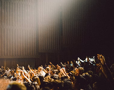 crowd inside building during daytime thumbnail