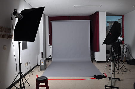 white and black photoshoot studio thumbnail