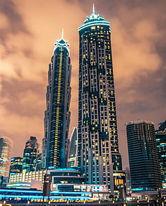 Photo of Buildings During Dawn thumbnail