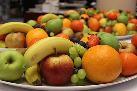 variety of fruits on platter thumbnail