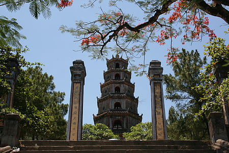 temple surrounded with trees thumbnail