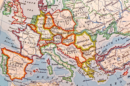 Europe map thumbnail