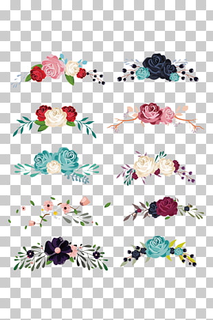 Flower Euclidean , Floral decoration collection material, illustration of flowers PNG clipart