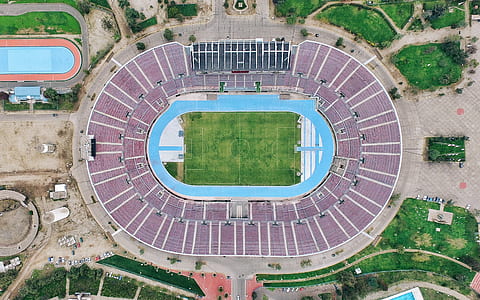 aerial view photography of stadium thumbnail