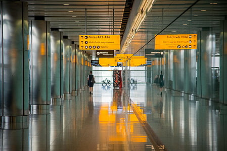 hallway with hanged signage thumbnail