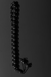 black 33-count misbaha prayer beads thumbnail
