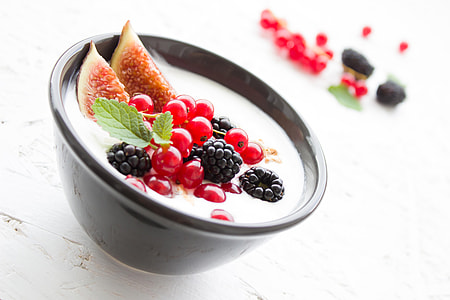 variety of fruits severed in bowl thumbnail