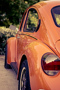 orange car closeup photo thumbnail