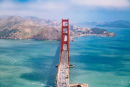 aerial photography of bridge at daytime thumbnail