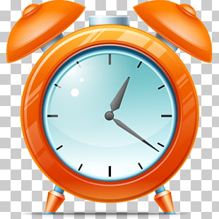 Home accessories alarm clock, Alarm clock, orange bell alarm clock PNG clipart