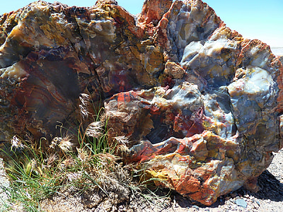 blue and brown rock at daytime thumbnail