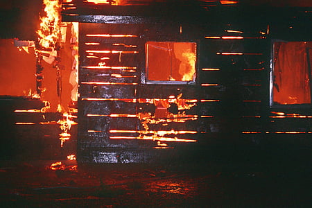 house being burned thumbnail