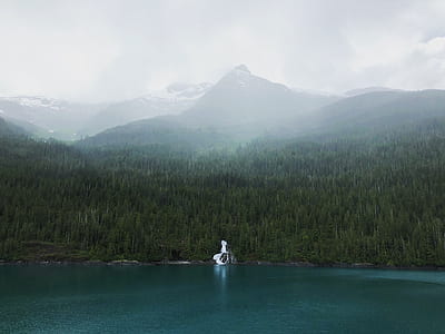 body of water across mountain thumbnail