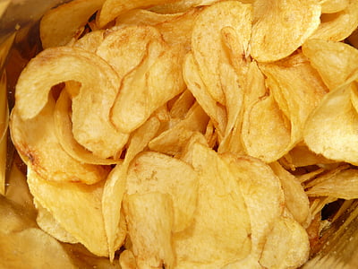 deep fried chips in close-up photo thumbnail