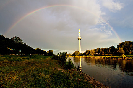 white tower near river thumbnail