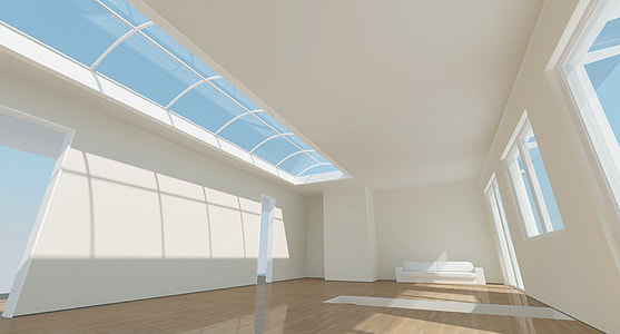 brown wooden flooring and white wall paint thumbnail