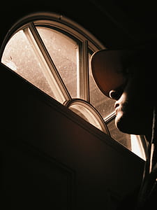 man looking on a closed door thumbnail