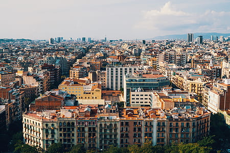 aerial photography of high-rise concrete buildings thumbnail
