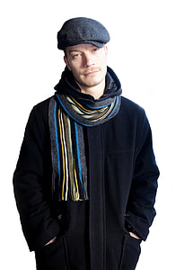 man wearing a black hoodie jacket thumbnail