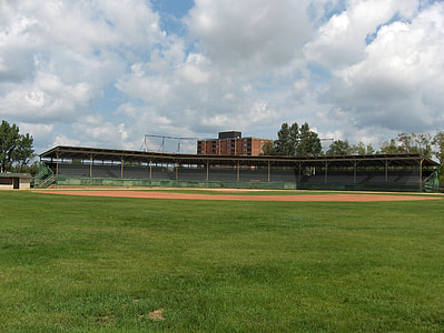 Hollinger Park grandstands in Timmins, Ontario, Canada thumbnail