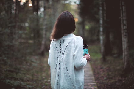 person, woman, girl, forest thumbnail
