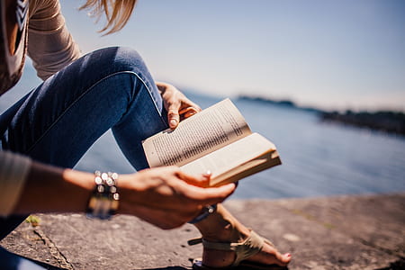 woman reading book thumbnail