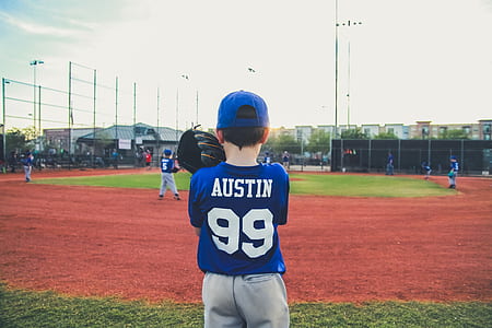 boy wearing blue Austin 99 jersey thumbnail