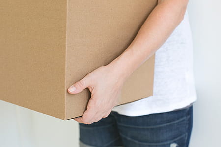 Person Holding Box Photo thumbnail
