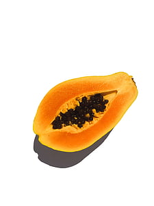 sliced ripe papaya fruit thumbnail