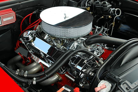 black and gray car engine bay thumbnail
