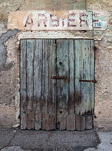 closed blue wooden window thumbnail