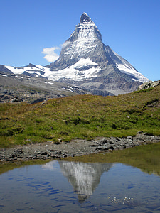 Mt. Matterhorn under blue sky during daytime thumbnail