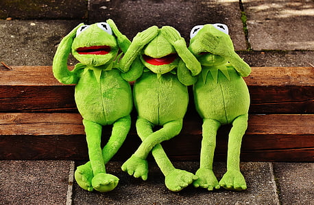 three frog plush toys thumbnail