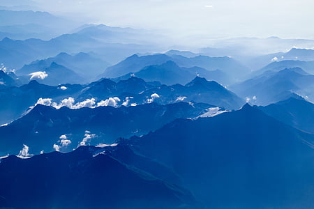 bird's-eye view of mountain hills thumbnail