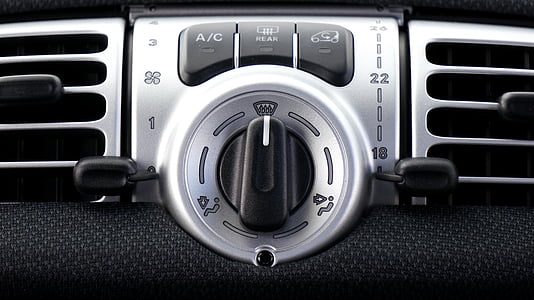 black and silver car air conditioner thumbnail
