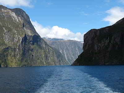 body of water and mountains thumbnail