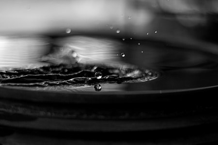 grayscale photography of water thumbnail