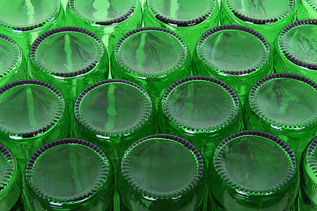 green glass bottle lot thumbnail