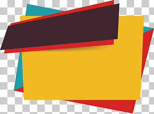 Sales Banner Euclidean Icon, Ginger poster title box, assorted-color abstract PNG clipart