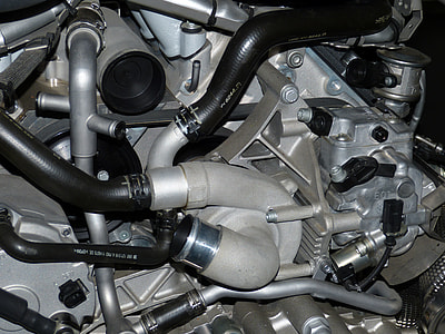 black and gray vehicle engine thumbnail