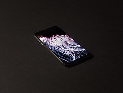 black smartphone turned-on thumbnail