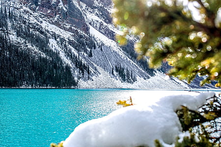 photo of mountain covered with snow thumbnail