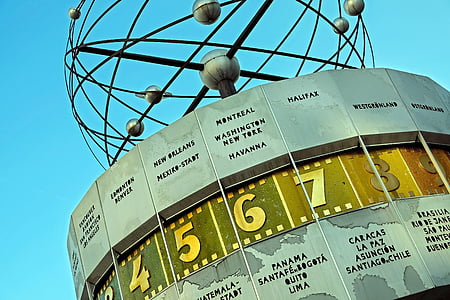 low angle gray building with sphere ball thumbnail