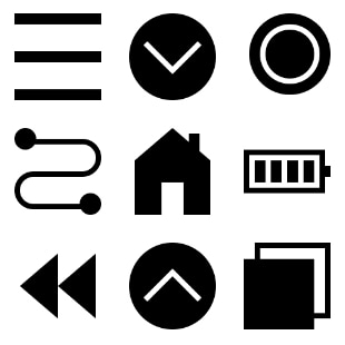 Essential App 2 svg vector icon sets